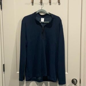 Nike Navy Blue Quarter-Zip Pullover